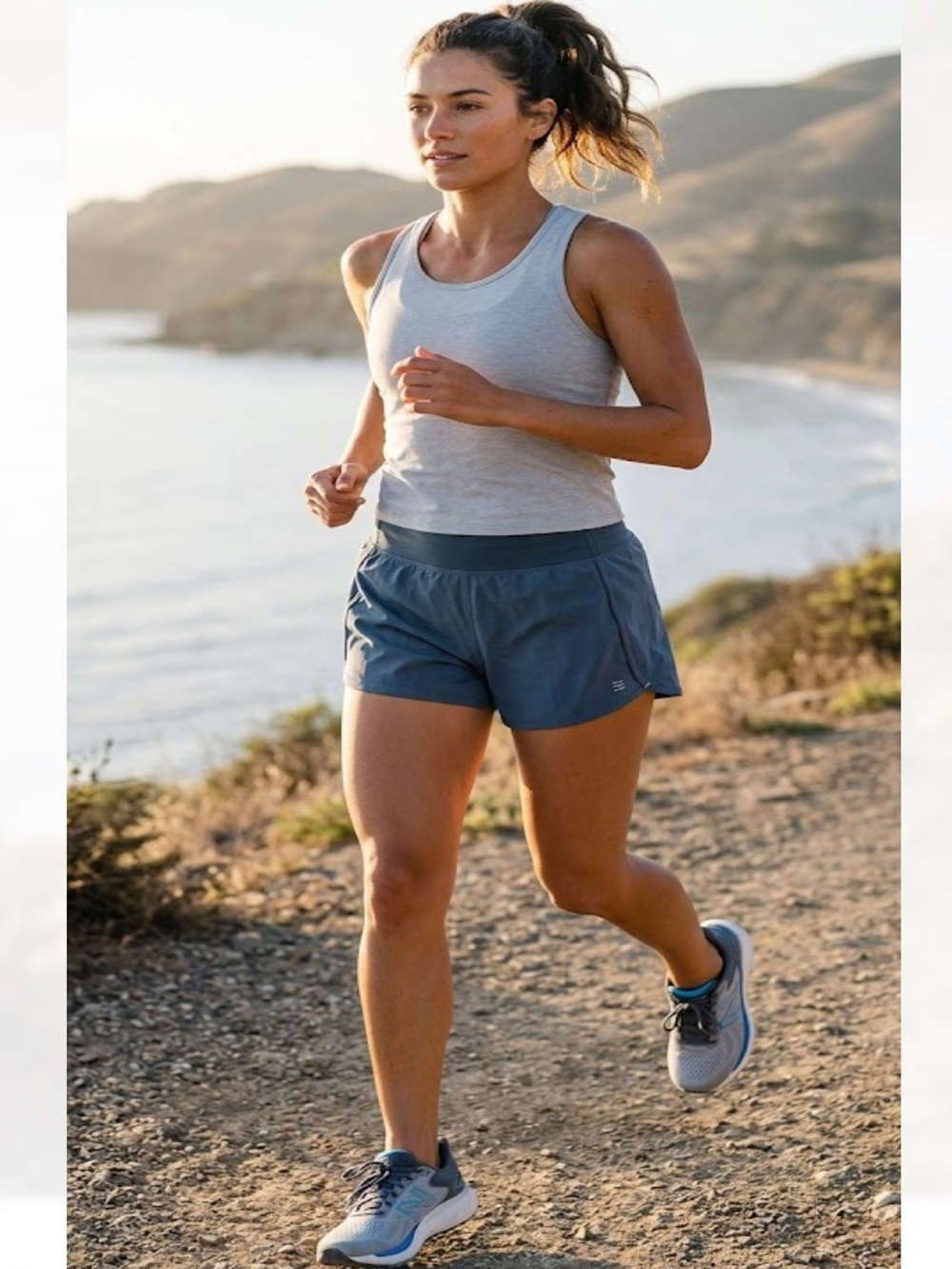 Free Fly Apparel Slate Blue Athletic Shorts